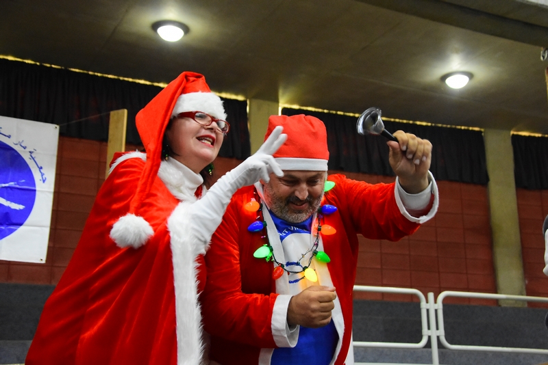 Saint Vincent de paul celebrating Christmas at Jesus & Mary school
